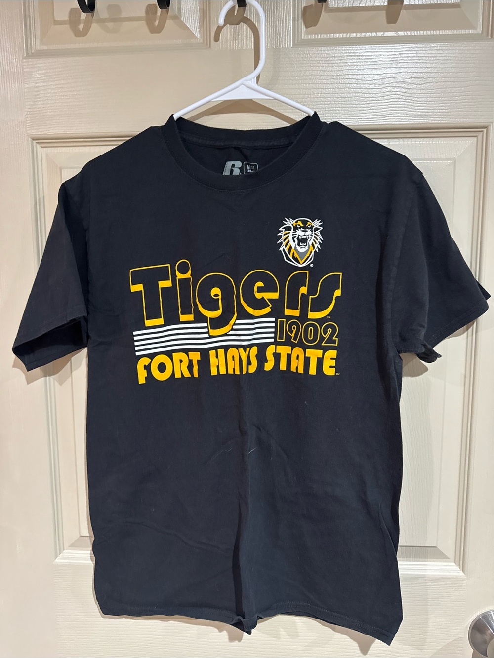 Russell Athletic Black & Gold 'Tigers 1902' Fort Hays State Tee
